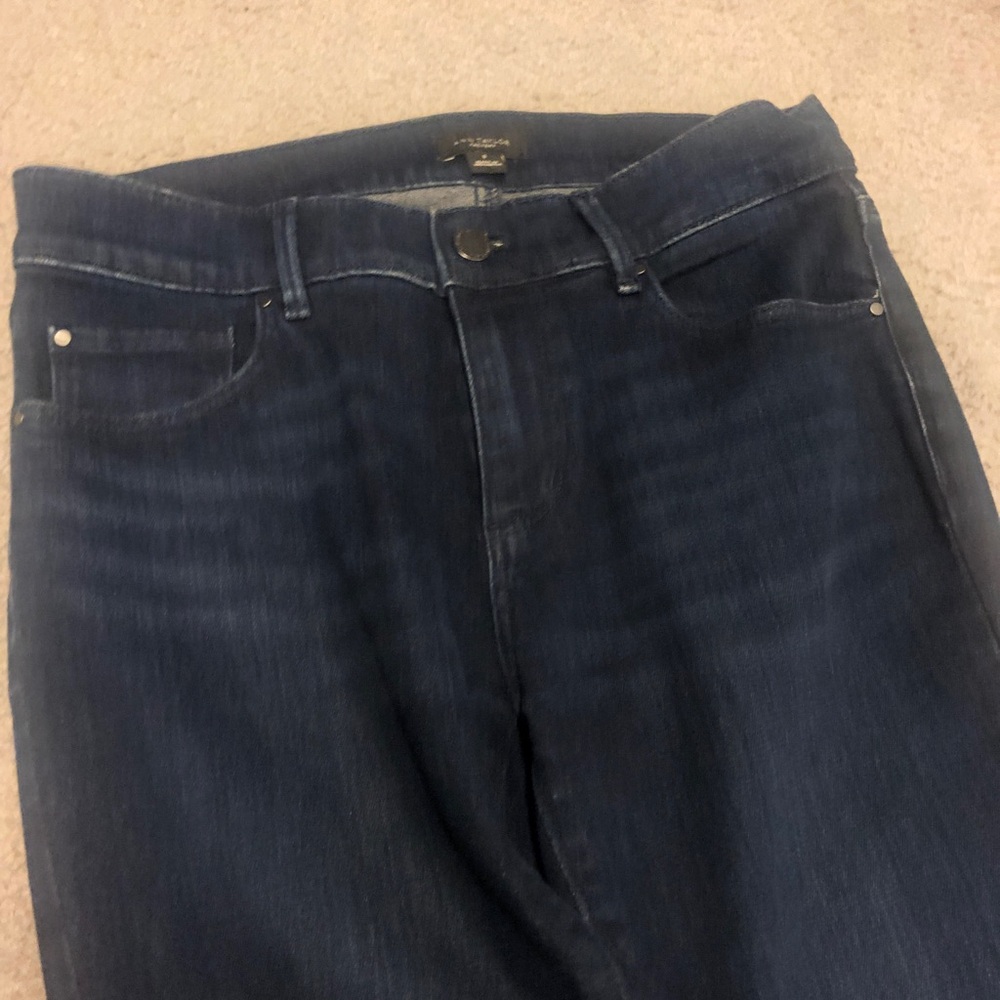 Ann Taylor Women Dark Blue Stretch Denim Jeans